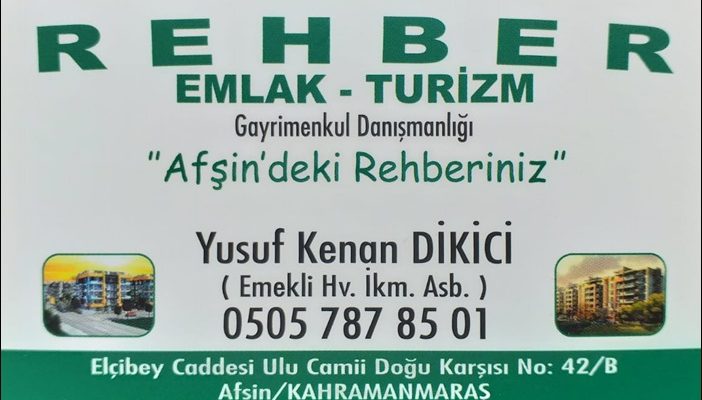 afsin rehber emlak afsin is merkezi